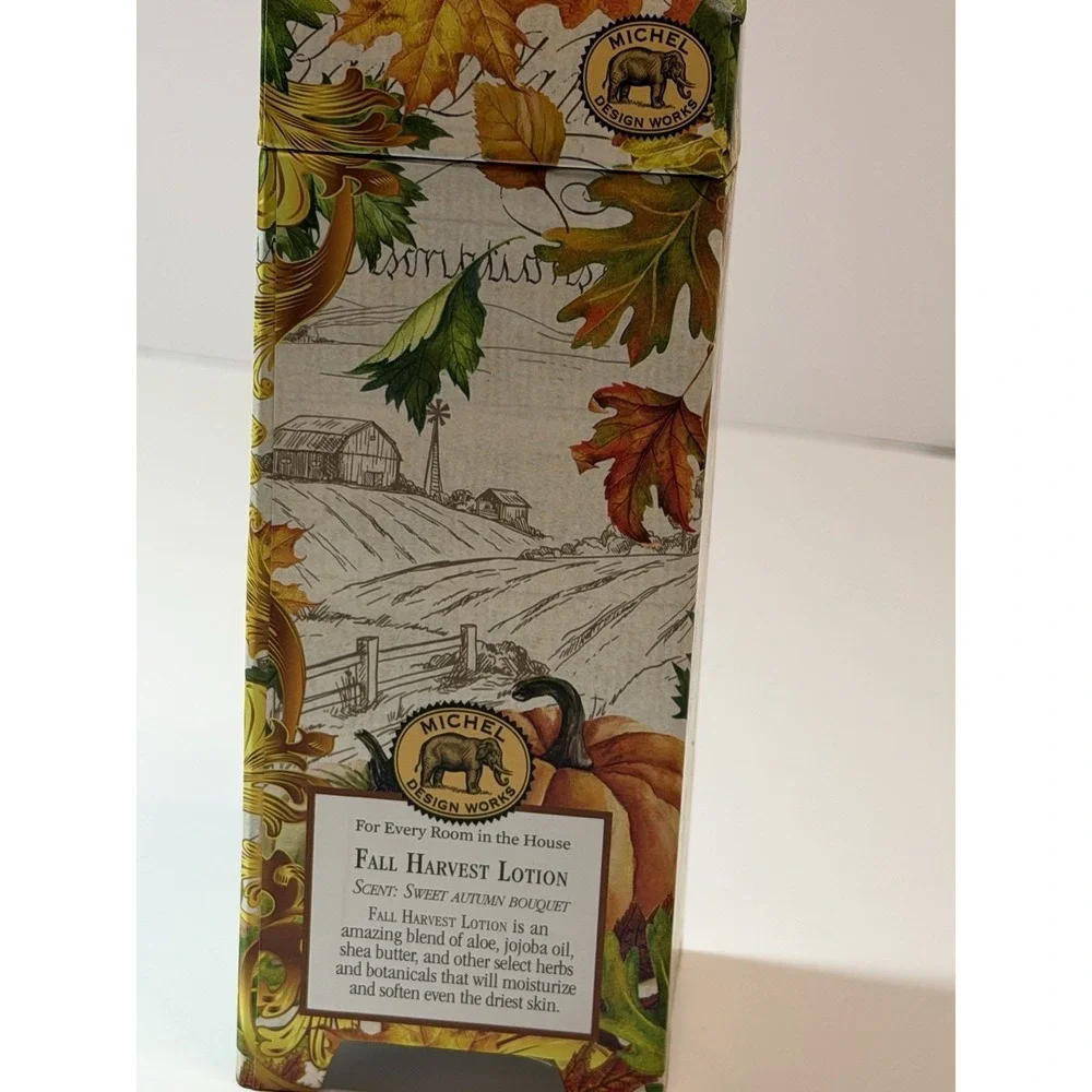 Michel Design Works Fall Harvest Lotion Autumn Pumpkin Farmhouse Gift Decor
